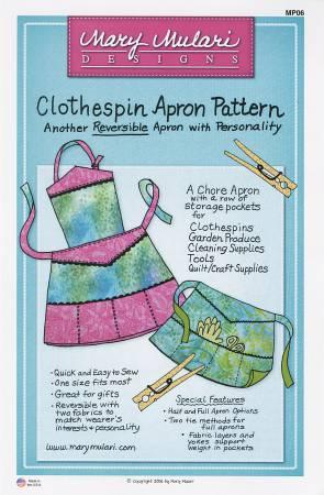Clothespin Apron Pattern MP06 Mary Mulari