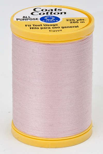 Coats Cotton Sewing Thread 225yds Light Pink - S9701180
