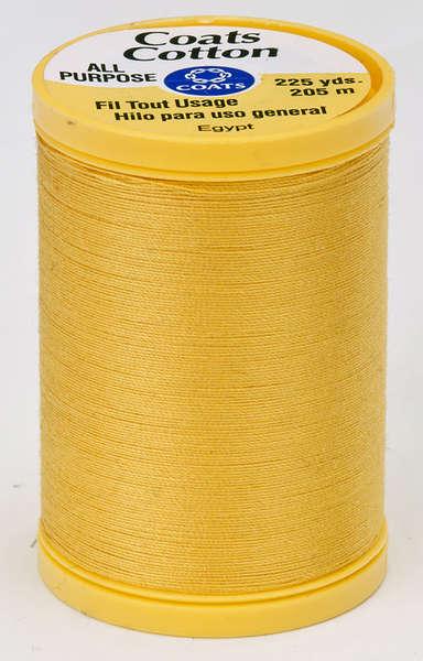 Coats Cotton Sewing Thread 225yds Sparkle Gold - S9707360