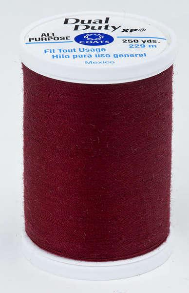 Coats Dual Duty XP PolyesterThread 250yds Barberry Red - S9102820