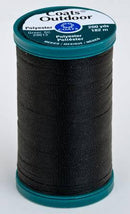 Coats Outdoor Poly 200yds Black S9710900