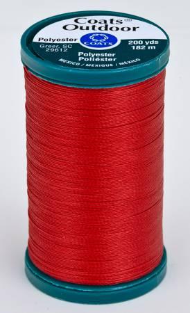 Coats Outdoor Poly 200yds Red Cherry  S9712680