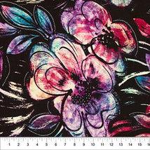 Color Me Banyan-Batik Blooms Raspberry 83038-23