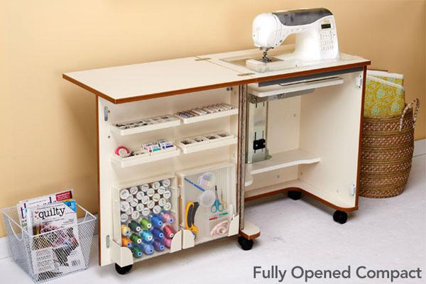 Tailormade Eclipse Sewing Cabinet White E-W001, E-G001 Grey, Grey