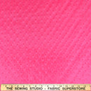 Coral Dimple Dot Cuddle Solid  CD-CORAL