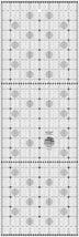 Creative Grids Itty-Bitty Eights Rectangle XL 8in x 24in Quilt Ruler CGRPRG5