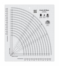 Creative Grids Ovals All Ways Quilt Ruler - CGRKAOVAL