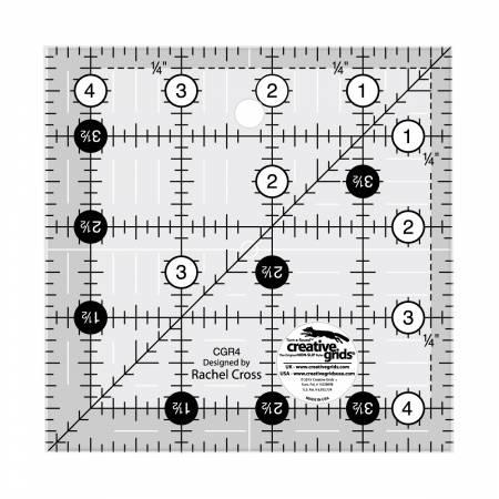 Stripology Quarters Mini Creative Grids Quilt Ruler – Artistic