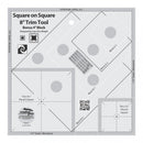 Creative Grids Square on Square Trim Tool - 4in or 8in Finished - CGRJAW8