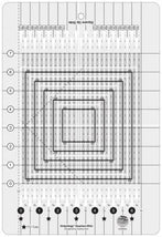 Creative Grids Stripology® Quarters Mini Quilt Ruler CGRGE4