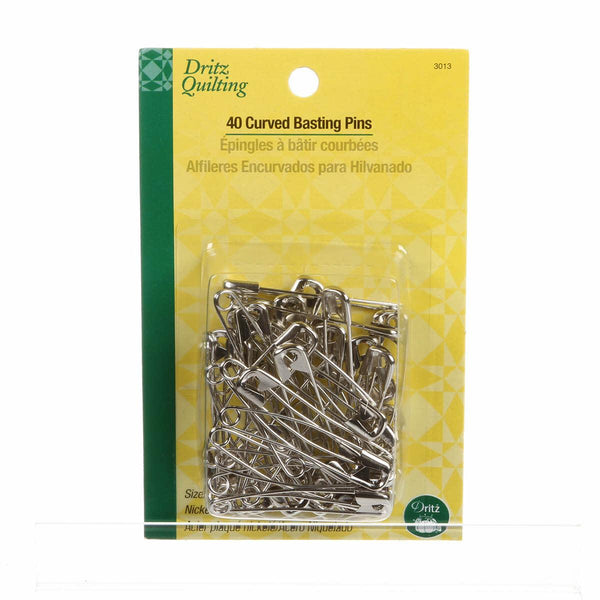 Curved Basting Pins Size 3 40ct Dritz 3013 – The Sewing Studio Fabric  Superstore