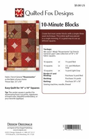 10 Minute Blocks Quilt DO08186