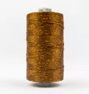 Dazzle 8wt Metallic Thread 183m-Acorn Brown DZ-330