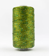 Dazzle 8wt Metallic Thread 183m-Avocado DZ-2235