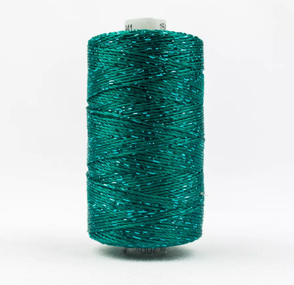 Dazzle 8wt Metallic Thread 183m-Bluegrass Green DZ-941