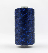 Dazzle 8wt Metallic Thread 183m-Midnight Blue DZ-7148