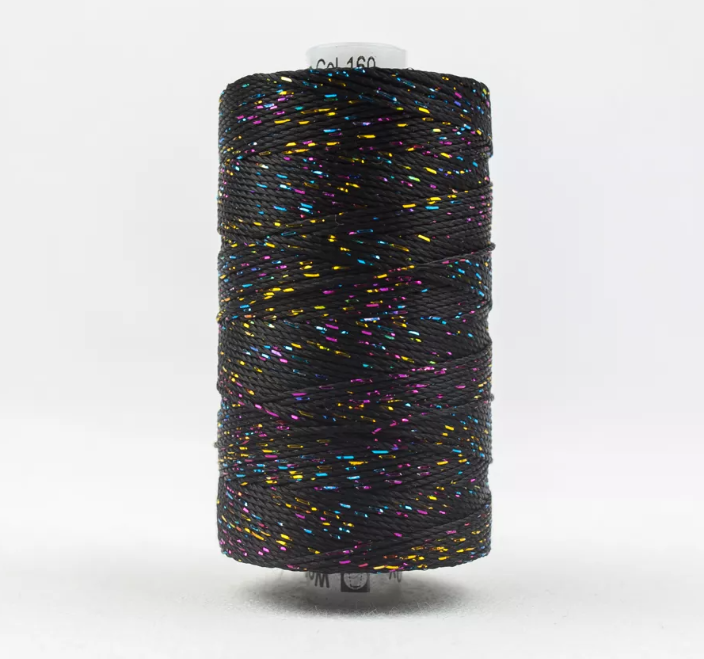 Dazzle 8wt Metallic Thread 183m-Multicolor DZ-160