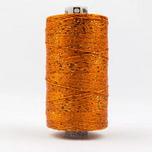 Dazzle 8wt Metallic Thread 183m-Orange DZ-27