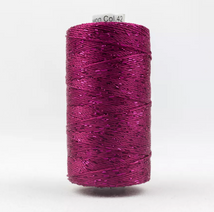 Dazzle 8wt Metallic Thread 183m-Raspberry DZ-42