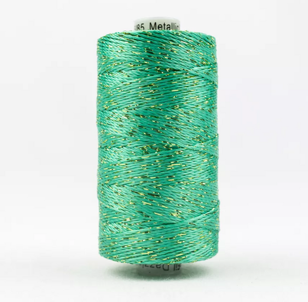 Dazzle 8wt Metallic Thread 183m-Sea Foam Green DZ-68