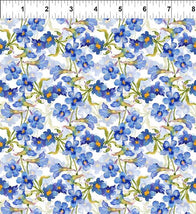 Decoupage-Flowers Blue 11DC-1