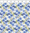 Decoupage-Flowers Blue 11DC-1