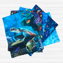 Deep Sea Treasures Quilt Kit - Finished Size: 69" x 78"