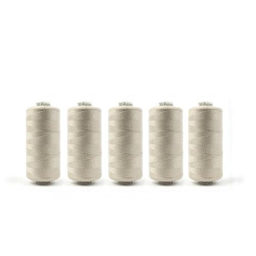 Designer 5 Pack Premium Serger Thread 40wt Polyester DSP5-116 Wheatfield
