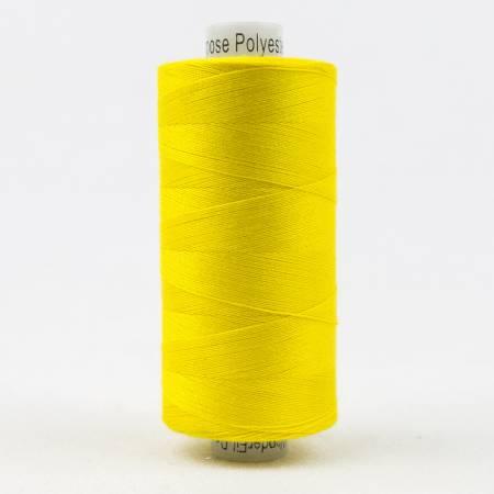 Designer All Purpose Polyester 40wt 1093yds- Yellow  DS-823