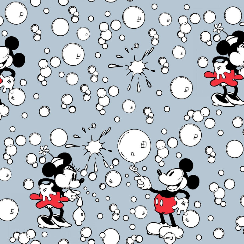 Disney Mickey Minnie Vintage Bubbles 734476510715