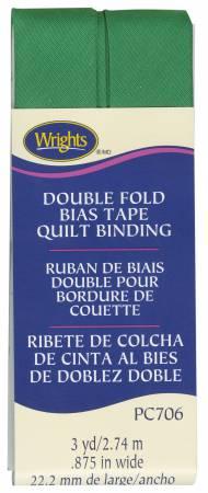 Double Fold Quilt Binding Emerald - 117706044