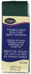 Double Fold Quilt Binding Jungle Green - 117706081