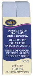 Double Fold Quilt Binding Light Blue - 117706052