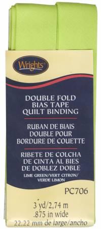 Double Fold Quilt Binding Lime Green - 117706628