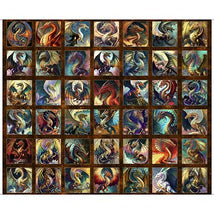 Dragon Fyre-Small Dragon Picture Patches 36" Panel 2600-29927-A