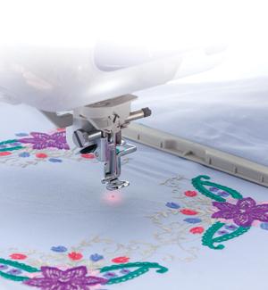 Droplight Embroidery Foot with LED Pointer