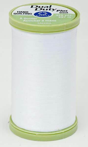 Dual Duty Plus Hand QuiltingThread 325 yds White - S960-0100