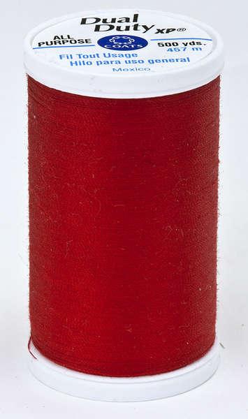 Dual Duty XP Polyester Thread500yds  Red - S9302250