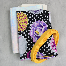 Easy Tote Bag Fabric Kit - Bold Bloom
