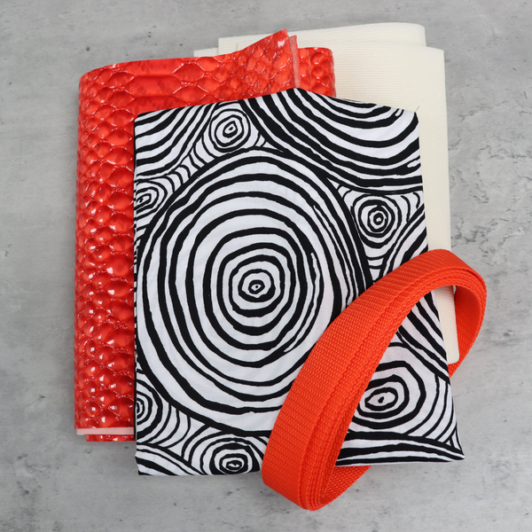 Easy Tote Bag Fabric Kit - Twirl & Whirl