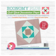 Economy PLUS Quilt Block 12in Foundation Paper Pad by Lori Holt ISE-761