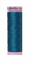 Silk-Finish Dark Turquoise 50wt 150M Solid Cotton Thread
