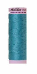Silk-Finish Glacier Blue 50wt 150M Solid Cotton Thread