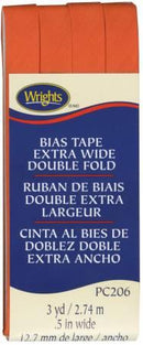 Extra Wide Double Fold Bias Orange 058