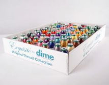 Exquisite 60 Pack Thread Assortment (1000m Polyester) - DIME TWCA