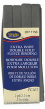 Extra Wide Double Fold Bias Tape-Heather Grey 1172071156