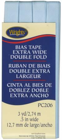 Extra Wide Double Fold Bias Tape Blue- 117206515