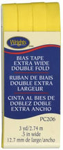 Extra Wide Double Fold Bias Tape Canary-  117206086