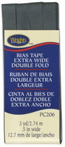 Extra Wide Double Fold Bias Tape Dark Grey 117206047
