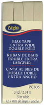 Extra Wide Double Fold Bias Tape KHAKI - 117206097